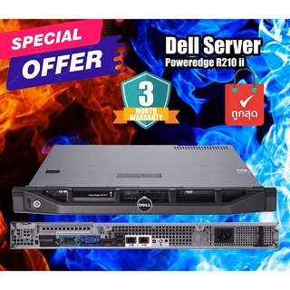 เซิร์ฟเวอร์ Dell PowerEdge R210ii Server มีให้เลือกหลายสเปค