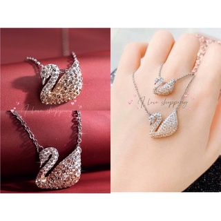 สร้อยคอหงส์ทูโทน Swarovski iconic swan แท้100%, รับประกัน 2 ปี