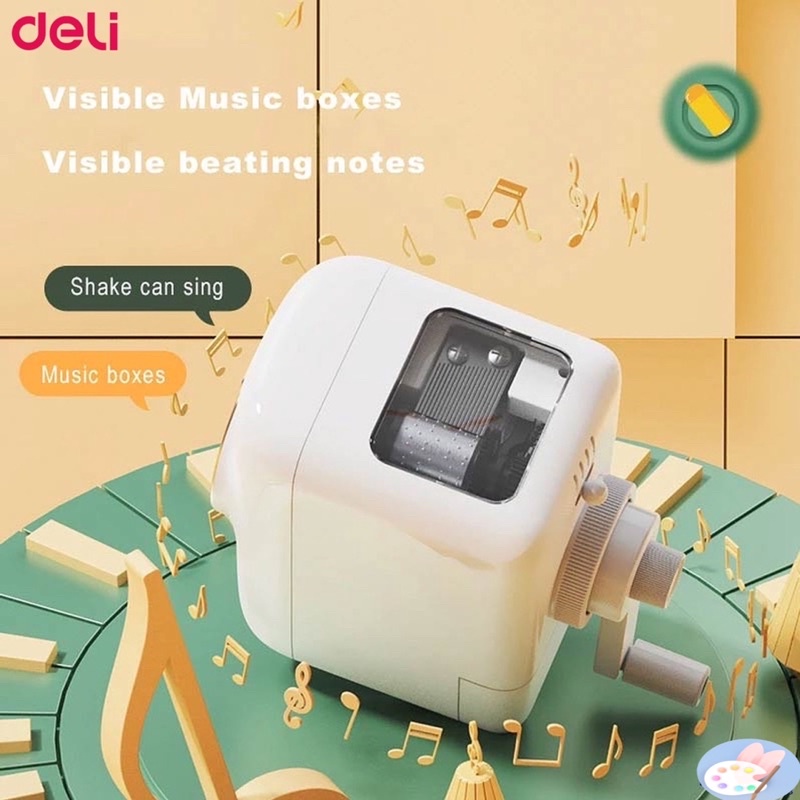 DELI เครื่องเหลาดินสอ กล่องดนตรี 71165A กบเหลา รูปที่ 4