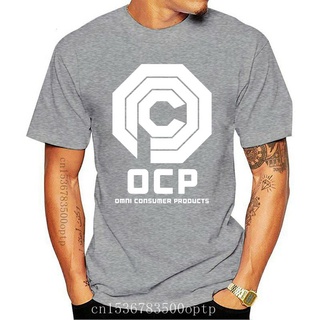 เสื้อยืดสีขาวOcp Omnicorp เสื้อยืดลําลอง ผ้าฝ้าย 100% พิมพ์ลายตัวอักษร Robocop Inspired สําหรับผู้ชาย 2021S-4XL