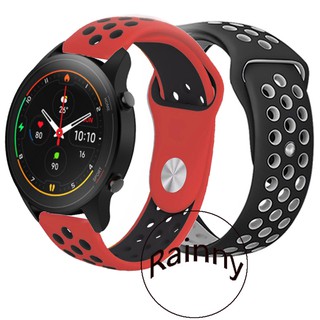 สายนาฬิกา สำหรับ Xiaomi Mi Watch GLOBAL VERSION สายนาฬิกาข้อมือสมาร์ทวอทช์ ซิลิโคนนิ่ม สายเปลี่ยนสมาร์ทวอทช์ อุปกรณ์เสริม