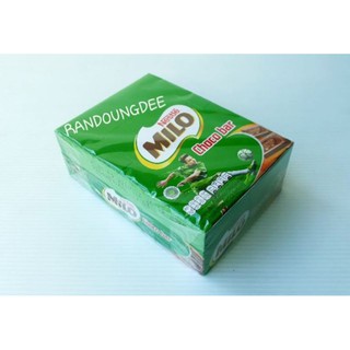 ไมโล ช็อกโกบาร์ ขนมหวาน รสช็อกโกแลต ขนาด 15 กรัม กล่องละ 24 ชิ้น MILO Choco Bar