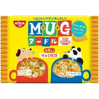 Nissin มาม่า MUG บะหมี่สำหรับเด็ก ไม่มีผงชูรส นิชชิน ราเมง มาม่าญี่ปุ่น