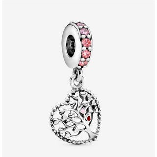 (พร้อมส่ง)*New*Pandora Pink Family Tree Dangle Charm