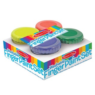 WASHABLE FINGER PAINT SET MELISSA&amp;DOUG 4-COLOR ชุดระบายสีด้วยนิ้ว MELISSA 4 สี งานศิลปะ อุปกรณ์เครื่องเขียน ผลิตภัณฑ์และ