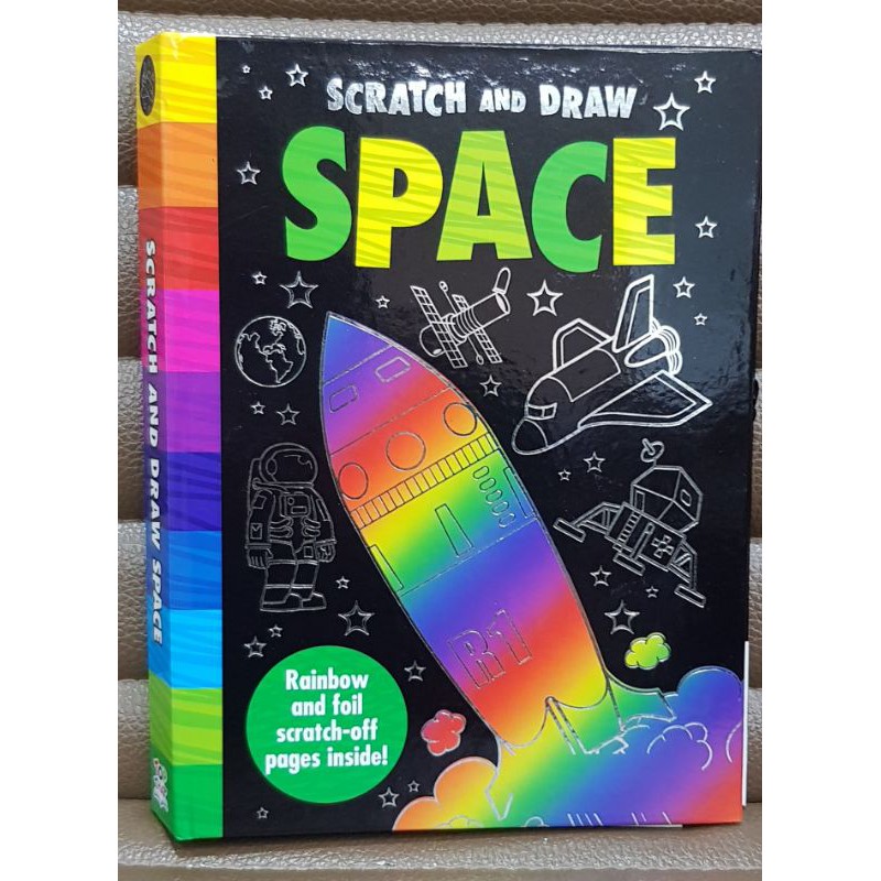 Scratch and sketch Space English book