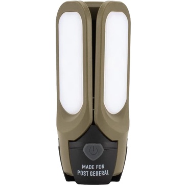 Post General  Post General Tri-Panel Solar Charge LED Light Olive