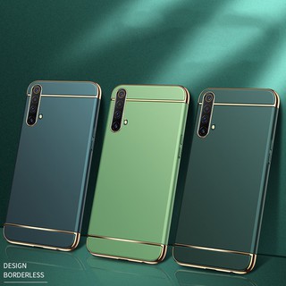 oppo realme x 3 superzoom เคสแข็ง 360 เคสแบบบางสีทองสําหรับ oppo