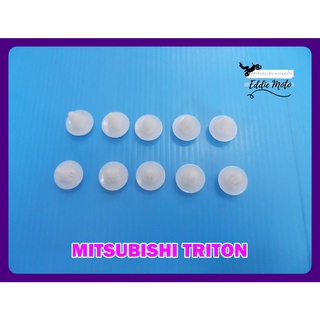 MITSUBISHI TRITON FRONT GRILLE LOCKING CLIP SET (10 PCS.) "WHITE"  // กิ๊บล็อคกระจังหน้า (10 ตัว) สีขาว สินค้าคุณภาพดี