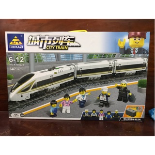 เลโก้ KAZI No 98228 รถไฟฟ้าความเร็วสูง มีไฟ จำนวน 647+ชิ้น