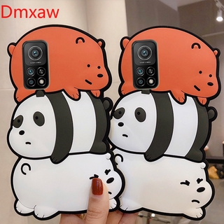 เคสโทรศัพท์ ซิลิโคนนิ่ม ลายการ์ตูน We Bare Bear สำหรับ Xiaomi Redmi K30s K30 Ultra 9 9A 9C 10X Pro Poco X3 NFC Mi 10T Lite 10T Pro 10 Ultra