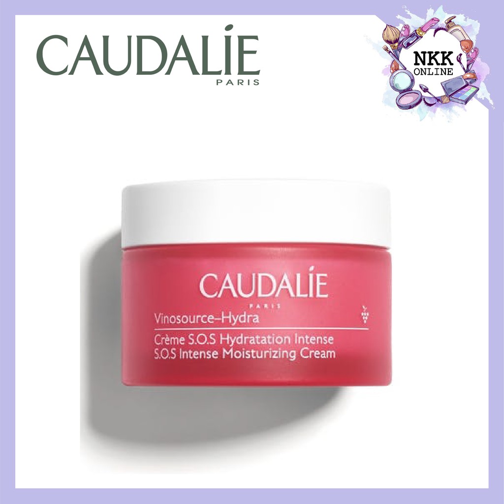[พร้อมส่ง‼️ของแท้100%] Caudalie Vinosource-Hydra S.O.S Intense Moisturising Cream 50ml