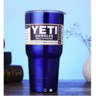 [เทสก่อนส่ง] แก้วน้ำ Yeti Rambler 30 Oz สี Metallic เก็บร้อนเย็น 24 ชม.