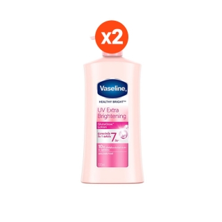 วาสลีน เฮลธี ไบรท์ โลชั่น ยูวี ไบรท์เทนนิ่ง สีชมพู ผิวกระจ่างใส 500 มล. Vaseline Healthy Bright Lotion UV Brightening Pink 500 ml.