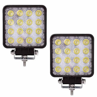 หลอดไฟ LED 48 W 6000 K 2 ชิ้น 48 W 6000 K สำหรับติดรถยนต์