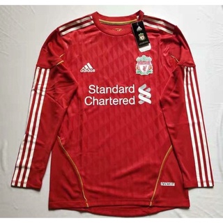 เสื้อกีฬาแขนยาว ลายทีมชาติฟุตบอล DARWIN Gerrard 2011 2012 ชุดเหย้า สไตล์เรโทร สําหรับผู้ชาย