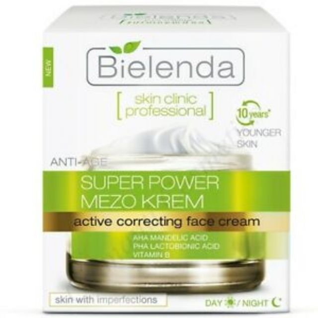 Bielenda Skin Clinic Professional SUPER POWER MEZO CREAM ครีมบํารุงผิวหน้า อย่างมืออาชีพ