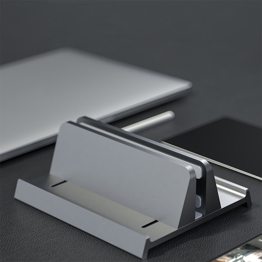 NORMAN ขาตั้งแล็ปท็อป แท็บเล็ต แบบแนวตั้ง ปรับได้ อุปกรณ์เสริมสำหรับ Macbook Air Pro /หลากสี