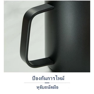 ❤ Diamond Coffee กาดริปกาแฟ สแตนเลส สีเงิน/สีดำ 250/350/600ml Stainless Pour-Over Coffee Drip Pot กาดริปกาแฟ สแตนเลส304