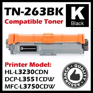 หมึก เทียบเท่า FOR Brother TN-263 BK C M Y DCP-L3510CDW (สีดำ/ สีฟ้า/ สีเหลือง/ สีแแดง) PREMIUM