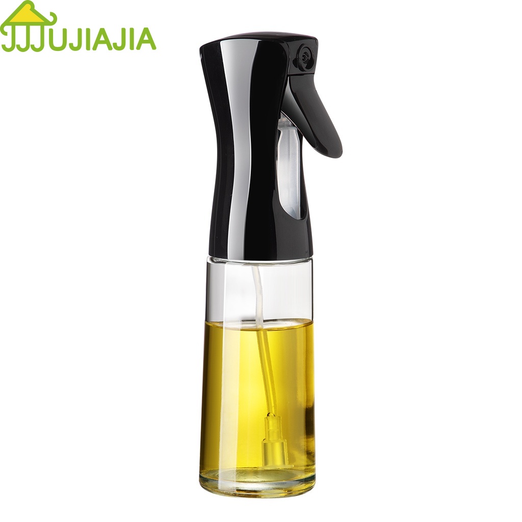 Jujiajia ขวดแก้วใส่น้ํามันเชื้อเพลิง สําหรับหม้อทอดไร้น้ํามัน ที่เก็บเครื่องปรุง กล่องเก็บอาหาร กระปุกใส่เครื่องปรุง ใส่เครื่องปรุง