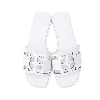 O&amp;B รองเท้าหนังแท้รุ่น OANDB SANDALS in Stylish White