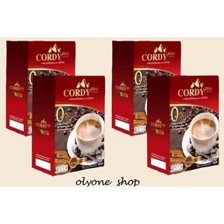 (ของแท้/ใหม่จากบริษัท)กาแฟคอร์ดี้พลัส กาแฟผสมถังเช่าปรุงสำเร็จชนิดผง(ถั่งเช่าอ.วิโรจน์) จำนวน4กล่อง 10ซอง/กล่อง