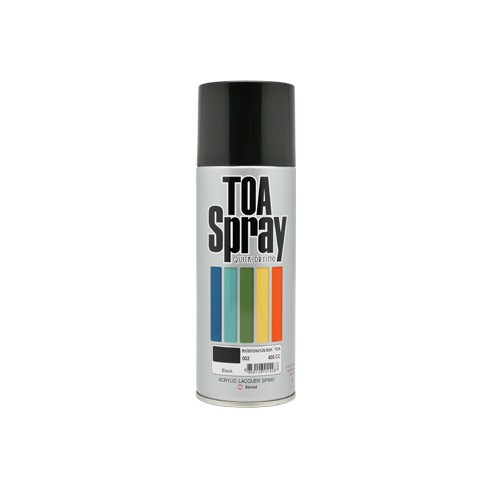 PON สีสเปรย์ TOA   อเนกประสงค์ มีหลายสี (ดูสีที่ตัวเลือก) ทีโอเอ สีขาว สีดำ สีเงิน สีทอง สีอื่นๆ Acrylic Lacquer Spray 400 cc สีพ่น  สเปรย์