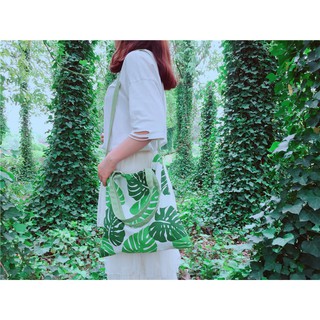 krapaorao กระเป๋า Botanic tote bag รหัส150