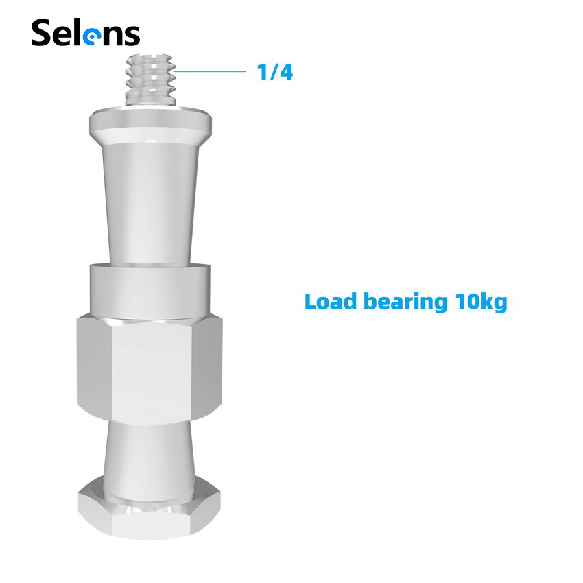 Selens อะแดปเตอร์สกรูเกลียว หกเหลี่ยม แบบเปลี่ยนได้ สําหรับถ่ายภาพ - รูปที่ 6