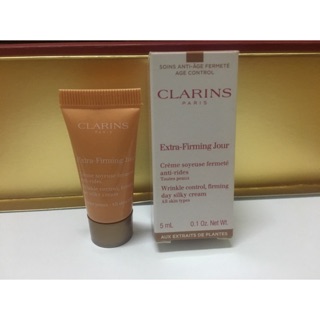 ของแท้ 💯% Clarins Extra-firming Day &amp;Night Cream 5 ml.ขนาดทดลอง