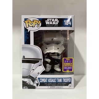 Funko Pop Combat Assault Tank Trooper Star Wars Rogue One SDCC Exclusive 184