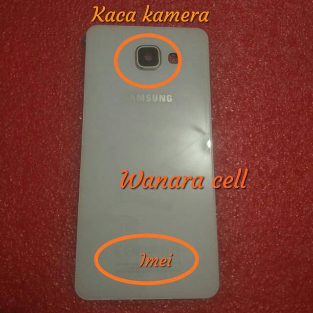 PUTIH ประตูหลัง ฝาหลัง เคส samsung A310 A3 2016 สีขาวเดิม