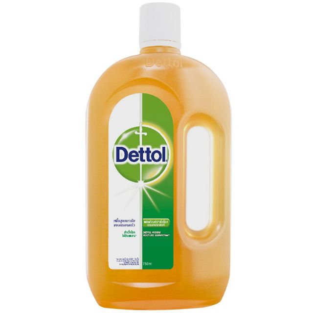 น้ำยาทำความสะอาดฆ่าเชื้อ​ Dettol.​750ml.