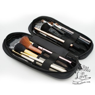 SB17 Brush bag กระเป๋าแปรงเปล่า ใส่แปรงแต่งหน้าแบบซิป ใส่ได้ 14 ชิ้นหรือมากกว่า