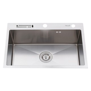 SINK BUILT 1Bowl TECNOPLUS 10082 QS.03 STAINLESS ซิงค์ฝัง 1หลุม TECNOPLUS 10082 QS.03 สเตนเลส อ่างล้างจานฝัง อ่างล้างจาน