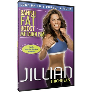 Jillian Michaels Banish Fat Boost Metabolism ออกกำลังกายกระชับสัดส่วน คาร์ดิโอ้ เบิร์นไขมัน