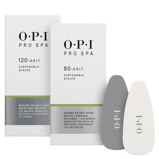 OPI pro spa grit disposable strips.แผ่นตะไบเท้าสำหรับเปลี่ยน สะดวก สะอาด ใช้คู่กับตะไบขัดส้นเท้าของ OPI จำนวน 20 แผ่น