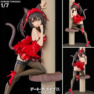 Figure ฟิกเกอร์ Date A Live III เดทอะไลฟ์ พิชิตรัก พิทักษ์โลก 3 Kurumi Tokisaki คุรุมิ โทคิซากิ 1/7 Red Cat Nightmare