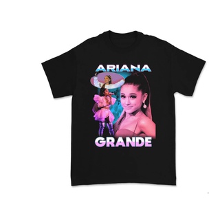 tshirtเสื้อยืดคอกลมฤดูร้อนเสื้อยืดแขนสั้น พิมพ์ลาย Ariana Grande Bootleg Rap ทุกขนาด สําหรับผู้ชาย และผู้หญิง ไซซ์ S ถึง