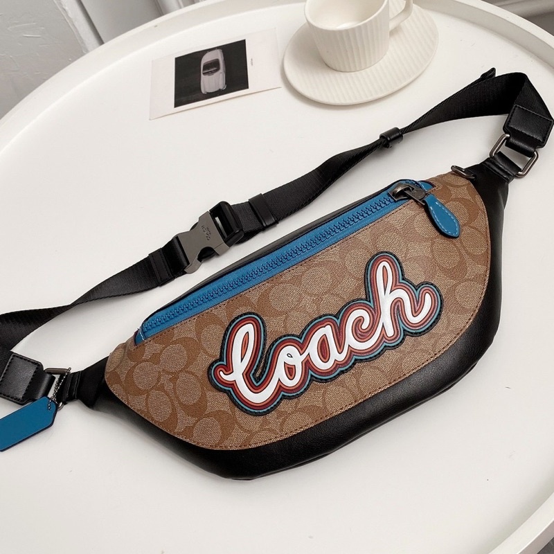 🇺🇸พร้อมส่ง 🇹🇭 Coach  F76795 กระเป๋า coach แท้ 💯 #Belt bag