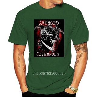 ขายดี เสื้อยืดลําลอง แขนสั้น พิมพ์ลาย Avenged Sevenfold A7X CFkipm44HObdoe21 สีดํา สไตล์คลาสสิก สําหรับผู้ชาย