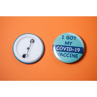 เข็มกลัด I got my covid vaccine