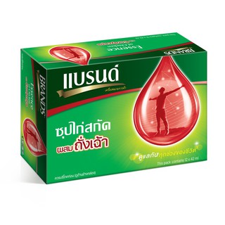 แบรนด์ ซุปไก่ผสมถั่งเฉ้า 42 มล. X 12 ขวด