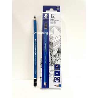 ดินสอแรเงาสเต็ดเล่อร์ No.100 EE (ดินสอ staedtler EE) กล่องละ 12 แท่ง