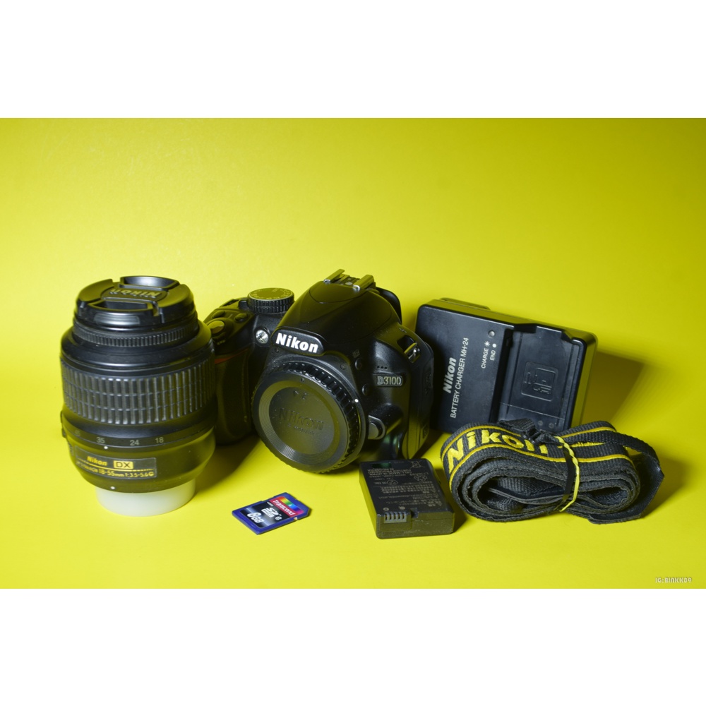 Nikon D3100 +lens 18-55 มือสอง