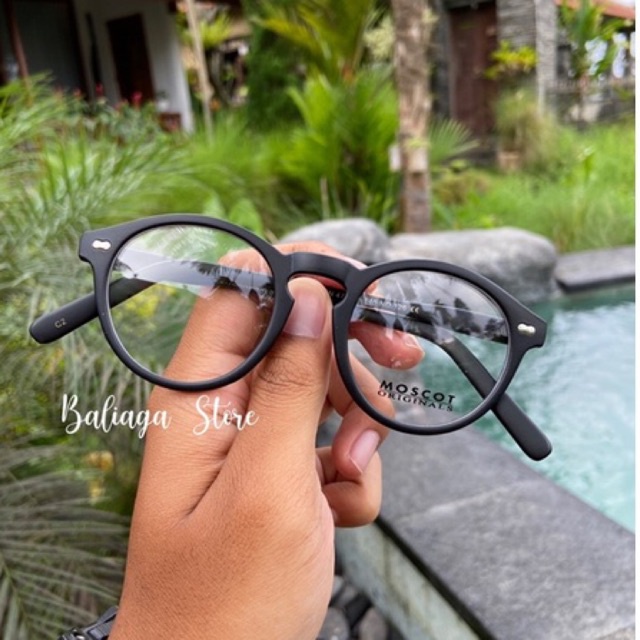 MOSCOT MILTZEN - กรอบแว่นตา Moscot - แพ็คเกจเลนส์ลบป้องกันรังสีแบบโฟโตโครมิก