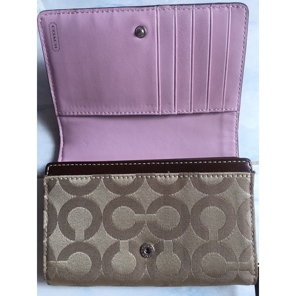 กระเป๋าสตางค์coachของแท้