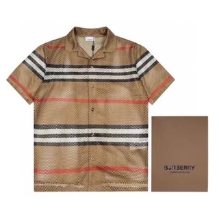 Burbery Shirt เสื้อเชิ้ตแขนสั้น ลำลอง คอลเลคชั่น SS2022