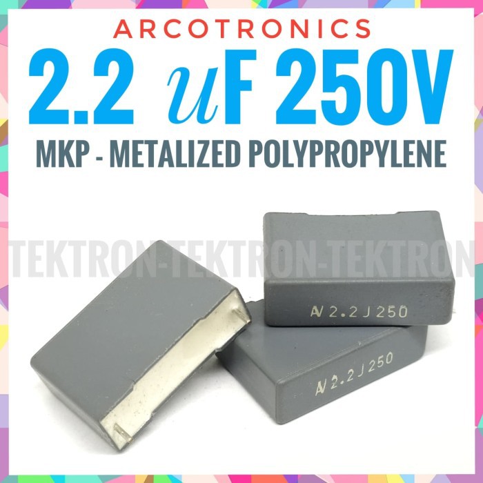 Arctronics 2.2uF 250V MKP Audiophile Crossover Coupling capacitor